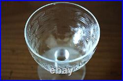 10 ANCIENS VERRES EN CRISTAL- ART DECO verres à eau à vin Baccarat Saint Louis