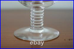 10 ANCIENS VERRES EN CRISTAL- ART DECO verres à eau à vin Baccarat Saint Louis
