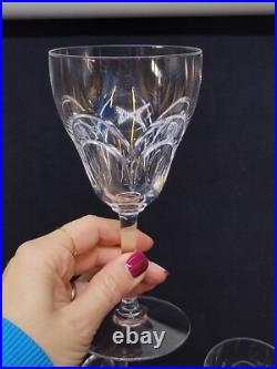 10 Anciens Verres A Eau En Cristal Taillé Art Déco Saint Louis / Baccarat