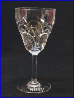 10 Anciens Verres A Eau En Cristal Taillé Art Déco Saint Louis / Baccarat