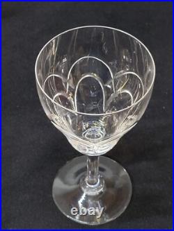 10 Anciens Verres A Eau En Cristal Taillé Art Déco Saint Louis / Baccarat