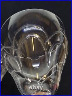 10 Anciens Verres A Eau En Cristal Taillé Art Déco Saint Louis / Baccarat