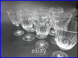 10 Verres A Aperitif Cristal De Baccarat Modele Cassino Signes H 11 Ø 6