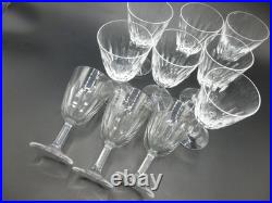 10 Verres A Aperitif Cristal De Baccarat Modele Cassino Signes H 11 Ø 6