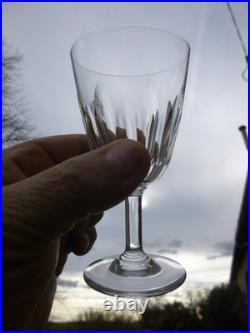 10 Verres A Aperitif Cristal De Baccarat Modele Cassino Signes H 11 Ø 6