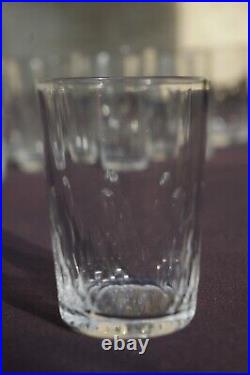 10 Verres Gobelet à Liqueur/Porto en Cristal de Baccarat Richelieu H 6,8cm