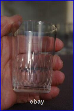 10 Verres Gobelet à Liqueur/Porto en Cristal de Baccarat Richelieu H 6,8cm