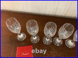 10 verres à liqueur Massena en cristal de Baccarat (prix à la pièce)