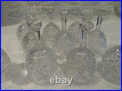 10 verres à vin 10cl cristal Baccarat Colbert crystal wine glasses a13