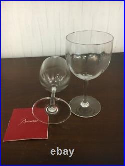 10 verres à vin cote Vénitienne en cristal de Baccarat (prix à l'unité)