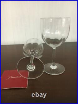 10 verres à vin cote Vénitienne en cristal de Baccarat (prix à l'unité)