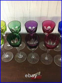 10 verres à vin modèle Genova en cristal de Baccarat (prix à la pièce) 10 verres à vin modèle Genova en cristal de Baccarat (prix à la pièce)
