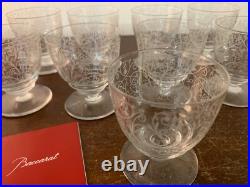 10 verres à vin modèle Lully en cristal de Baccarat (prix à la pièce)