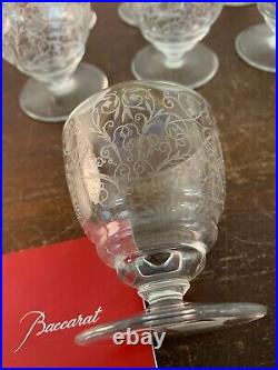 10 verres à vin modèle Lully en cristal de Baccarat (prix à la pièce)