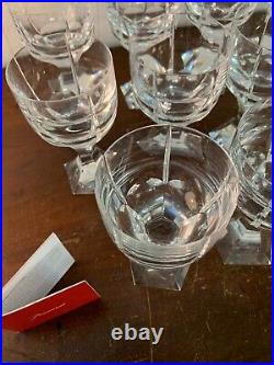 10 verres à vin modèle Mercure en cristal de Baccarat (prix à la pièce)