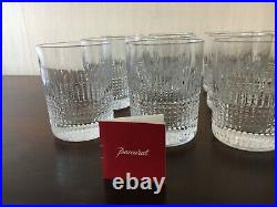 10 verres à whisky modèle Nancy cristal de Baccarat h 9.5 (prix à la pièce)