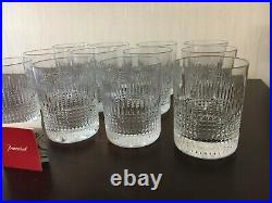 10 verres à whisky modèle Nancy cristal de Baccarat h 9.5 (prix à la pièce)