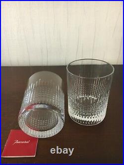 10 verres à whisky modèle Nancy cristal de Baccarat h 9.5 (prix à la pièce)