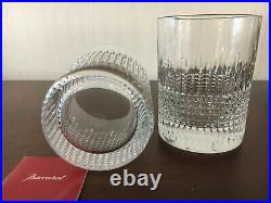 10 verres à whisky modèle Nancy cristal de Baccarat h 9.5 (prix à la pièce)