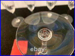 11 flutes à champagne modèle Livourne en cristal de Baccarat (prix à la pièce)