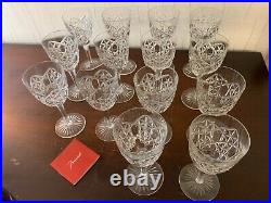 11 verres à eau modèle Juigne en cristal de Baccarat (prix à la pièce)