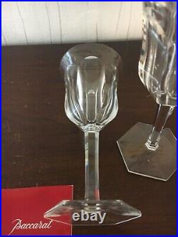 11 verres à vin rouge Malmaison cristal de Baccarat h 17cm / prix à la pièce