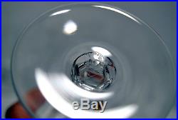 12 VERRES cristal BACCARAT signé modèle POLIGNAC eau vin rouge & vin blanc