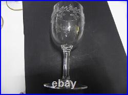 12 Verres A Eau Cristal Baccarat, Grave Modele Sevigne H 16cm