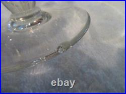 12 coupes champagne 12cl cristal Baccarat cotes plates crystal champagne cups