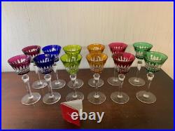 12 verres Rohmer Piccadilly en cristal de Baccarat (prix à la pièce)