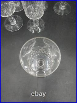 12 verres Vin rouge cristal taillé Baccarat modèle Richelieu Champigny H 12,2cm