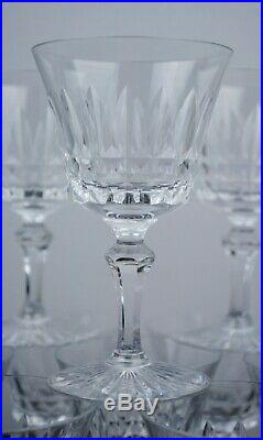 12 verres à Vin Rouge en Cristal de Baccarat estampillé modèle Buckingham