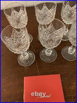 12 verres à digestif modèle Colbert cristal de Baccarat h 9 cm(prix la pièce)