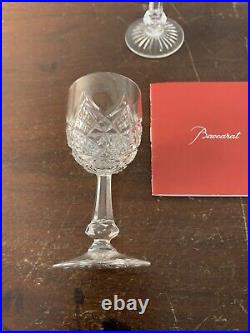 12 verres à digestif modèle Colbert cristal de Baccarat h 9 cm(prix la pièce)