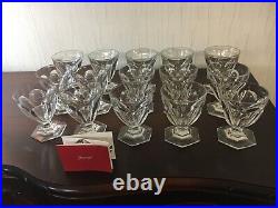 12 verres à eau modèle Bourbon cristal de Baccarat h 11.5 cm prix à la pièce