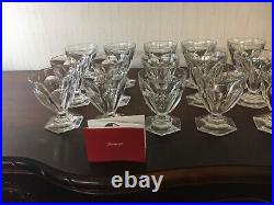 12 verres à eau modèle Bourbon cristal de Baccarat h 11.5 cm prix à la pièce