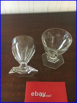 12 verres à eau modèle Bourbon en cristal de Baccarat h 10 cm(prix à la pièce)