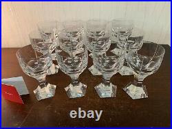 12 verres à eau modèle Mercure en cristal de Baccarat (prix à la pièce)