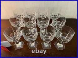 12 verres à eau modèle Mercure en cristal de Baccarat (prix à la pièce)