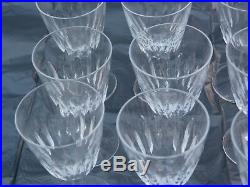 12 verres à porto en cristal de baccarat modèle Cassino ref 702