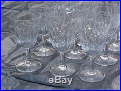 12 verres à porto en cristal de baccarat modèle Cassino ref 702