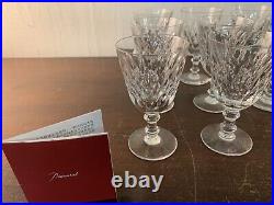 12 verres à vin blanc modèle Armagnac en cristal de Baccarat (prix à la pièce)