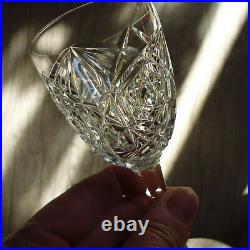 12 verres à vin cristal BACCARAT LAGNY N°5 signé 12,9 cm