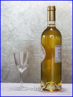 12 verres à vin de Bordeaux N°4 (rouge/blanc) Baccarat cristal. Service Epron