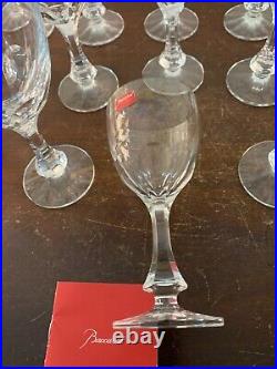 12 verres à vin modèle Monaco en cristal de Baccarat (prix à la pièce)