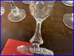 12 verres à vin modèle Monaco en cristal de Baccarat (prix à la pièce)