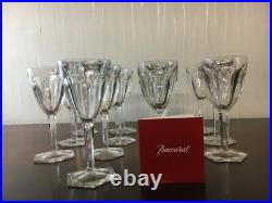 12 verres à vin rouge Compiègne cristal de Baccarat H 16.7 cm(prix à la pièce)