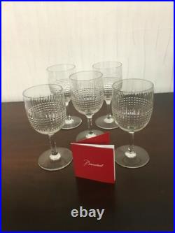 12 verres à vin rouge modèle Nancy en cristal de Baccarat (Prix à la pièce)