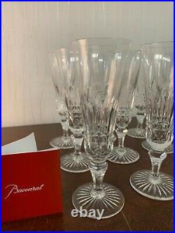 13 flûtes à champagne modèle Buckingham cristal de Baccarat (prix à la pièce)