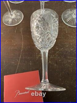 14 verres à vin blanc modèle Lagny cristal de Baccarat (prix à la pièce)